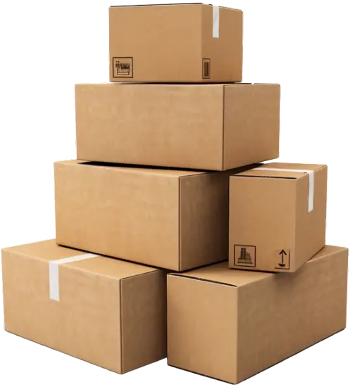 stacked boxes