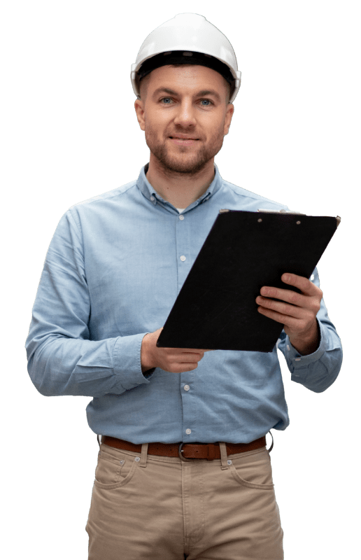 Man working in warehouse
