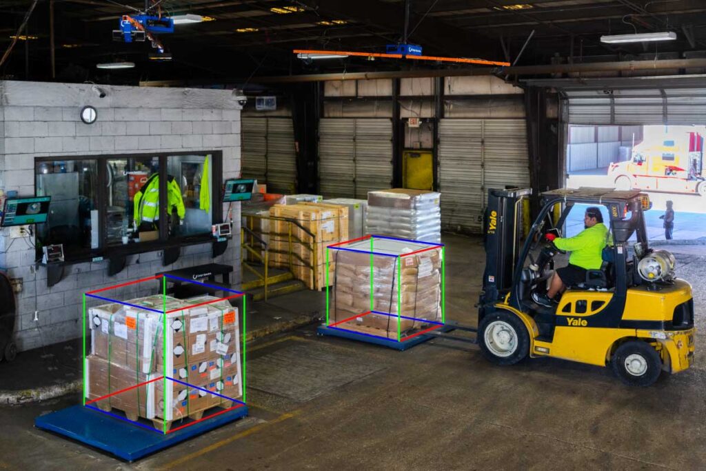 Cargo Spectre's automated dimensioning system efficiently measures freight a
