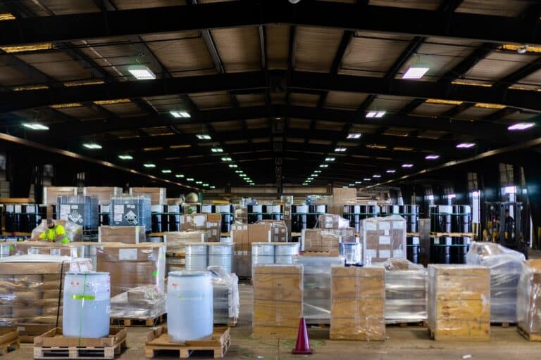 A warehouse ready for a successful freight audit using Cargo Spectre dimensioning systems